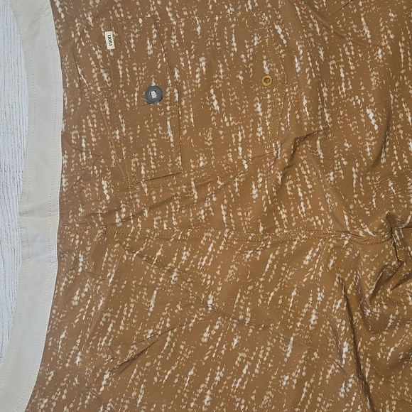 Vuori Men's Cruise Boardshort Caramel Slub Size 38 NWT - Picture 9 of 12